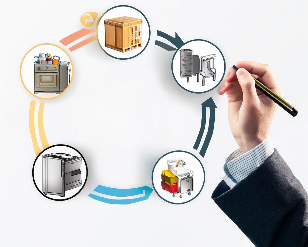 diagram of property cleanout process