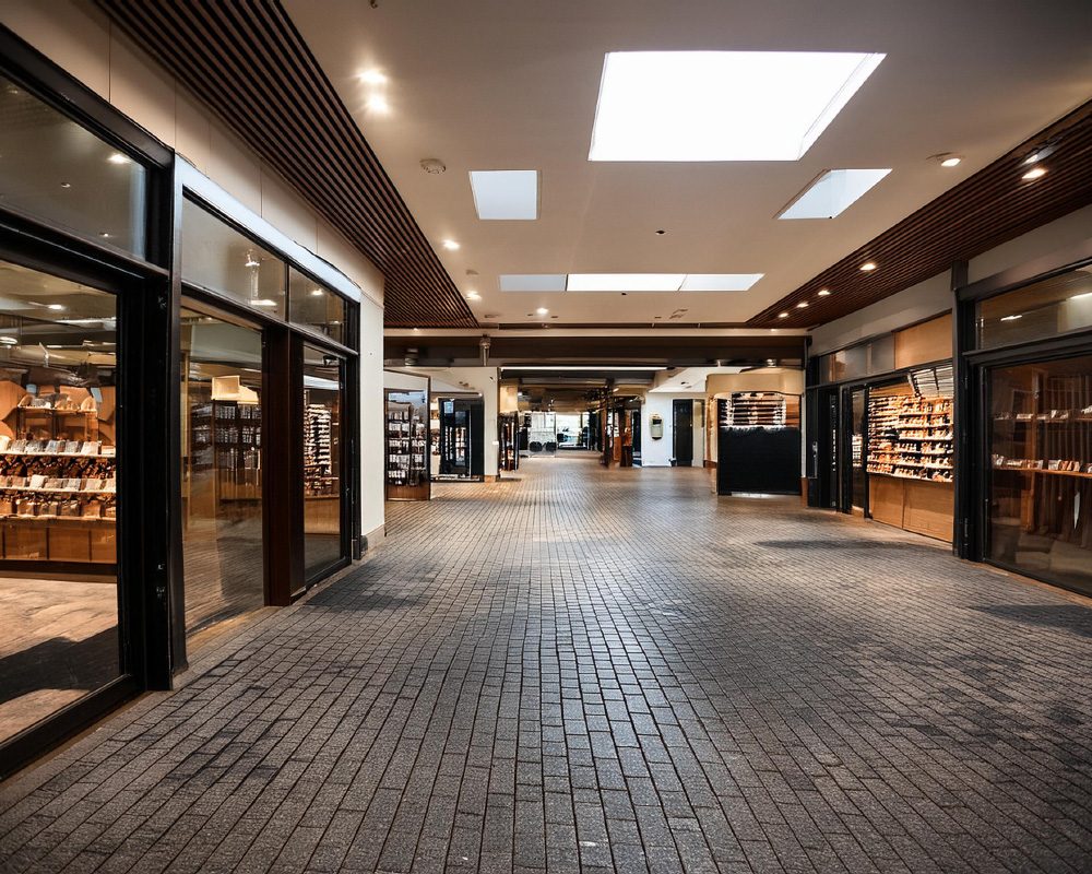 retail space hallway